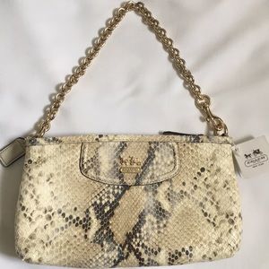 NWT & Authentic Coach Madison Large Wristlet